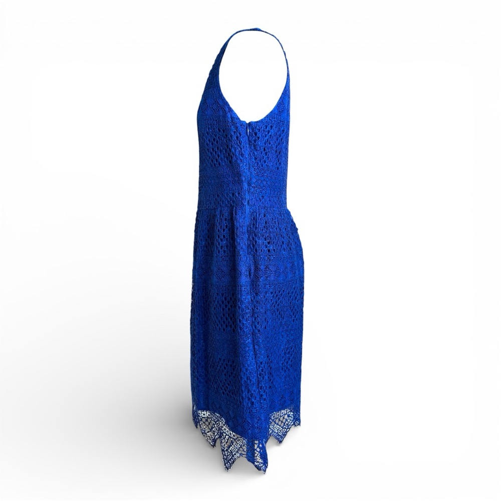 Banana Republic Cobalt Blue Lace Midi Dress - Picture 4 of 8